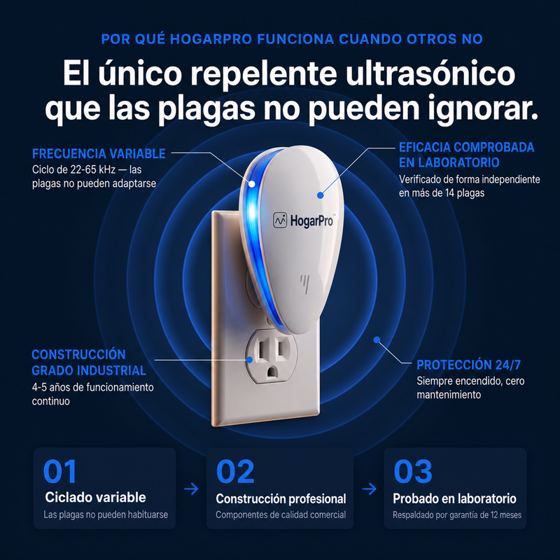 Repelente Ultrasónico HogarPro™